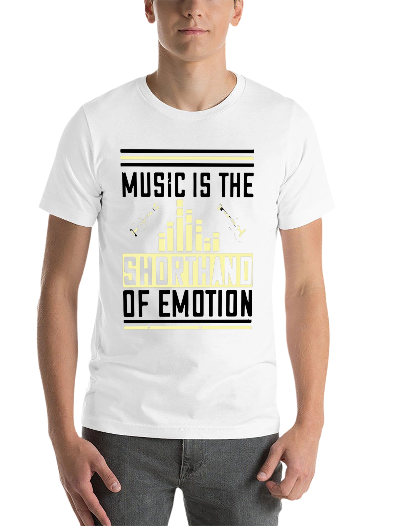 Black Music is the Shorthand of Emotion Graphic Tee view 14