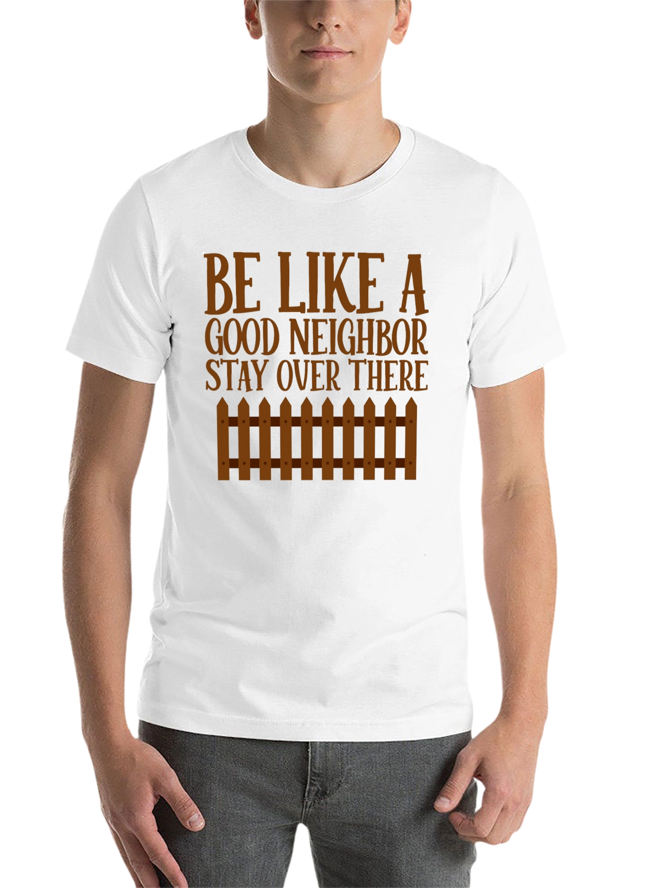 Black Be Like a Good Neighbor Novelty Tee view 14