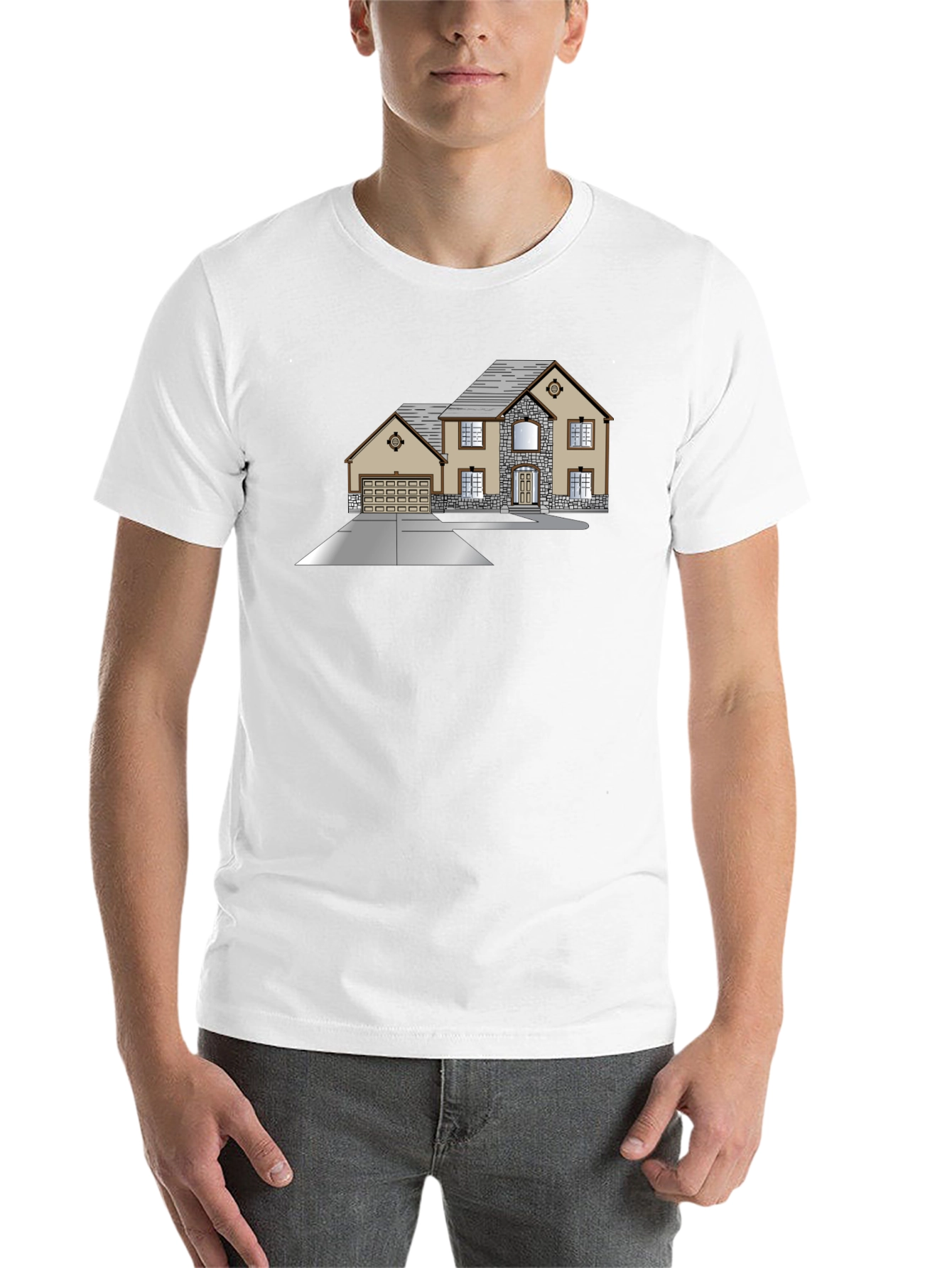 Black House Graphic Black T-Shirt view 14