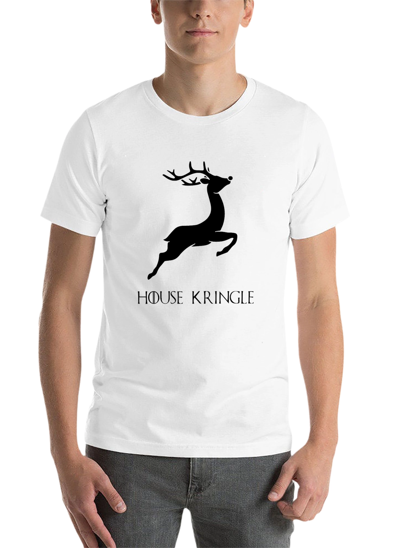 Black House Kringle Men's Graphic T-Shirt - Black view 14