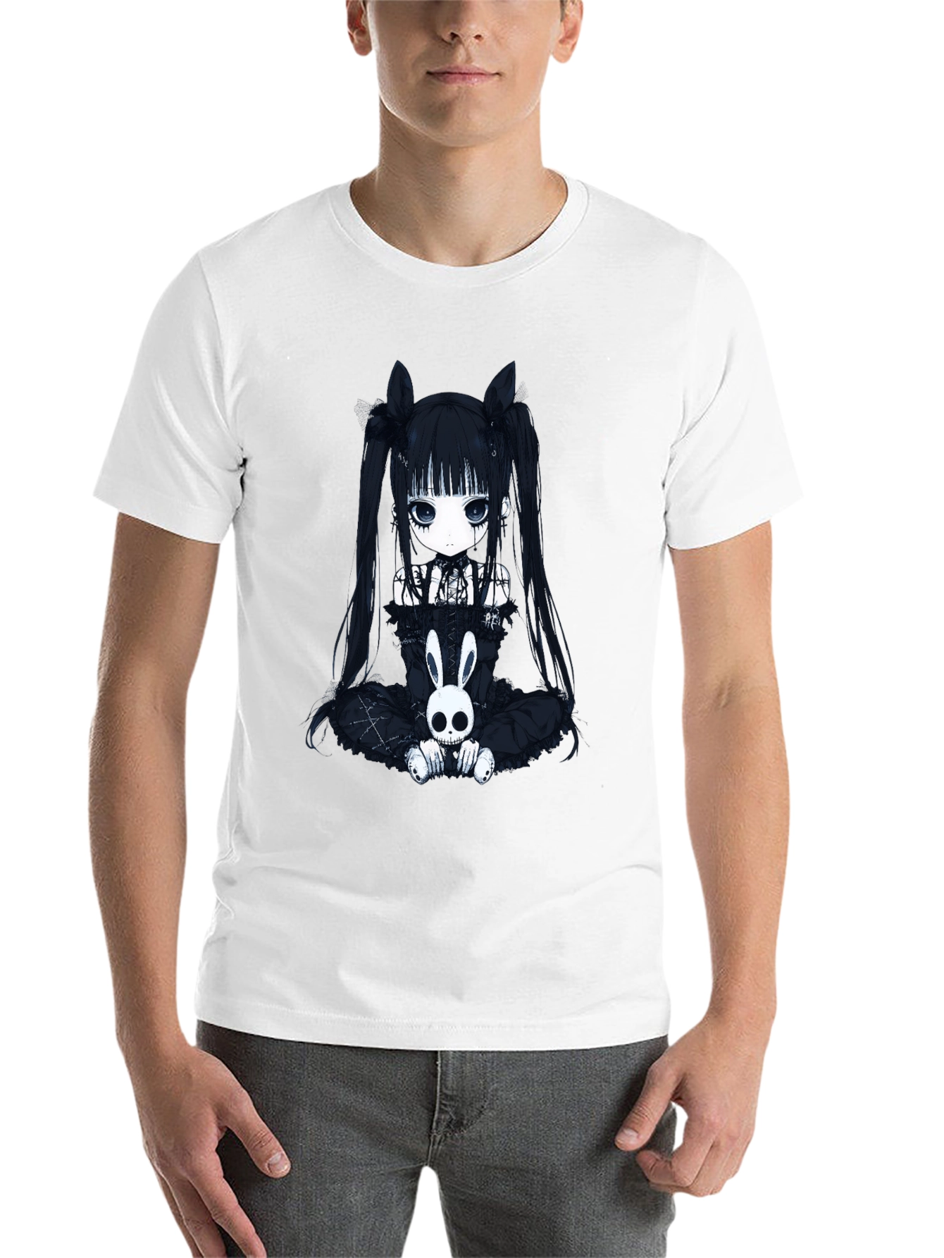 Gothic Anime Girl T-Shirt - 14