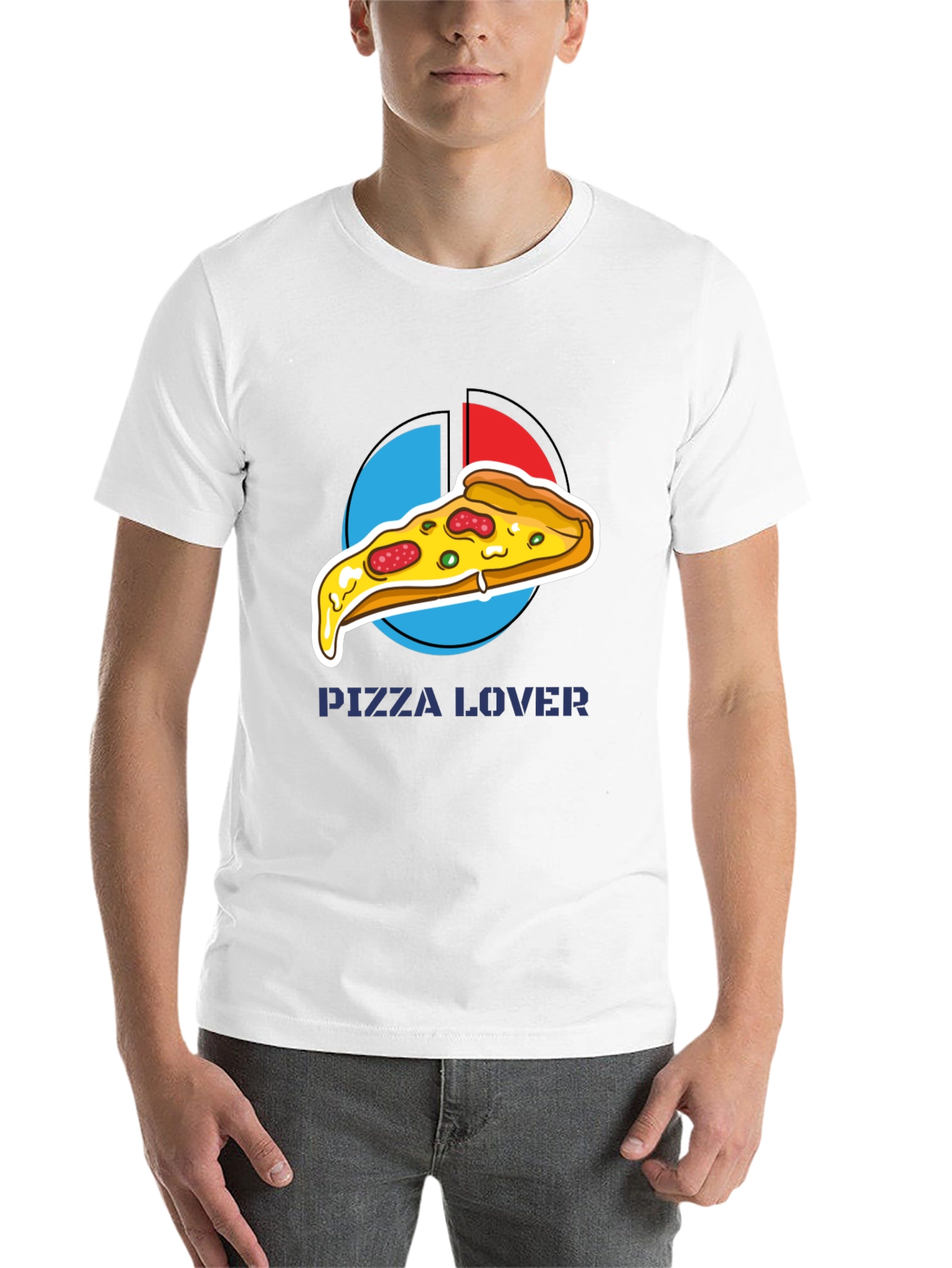 Black Pizza Lover Graphic Tee - Casual Comfort view 14