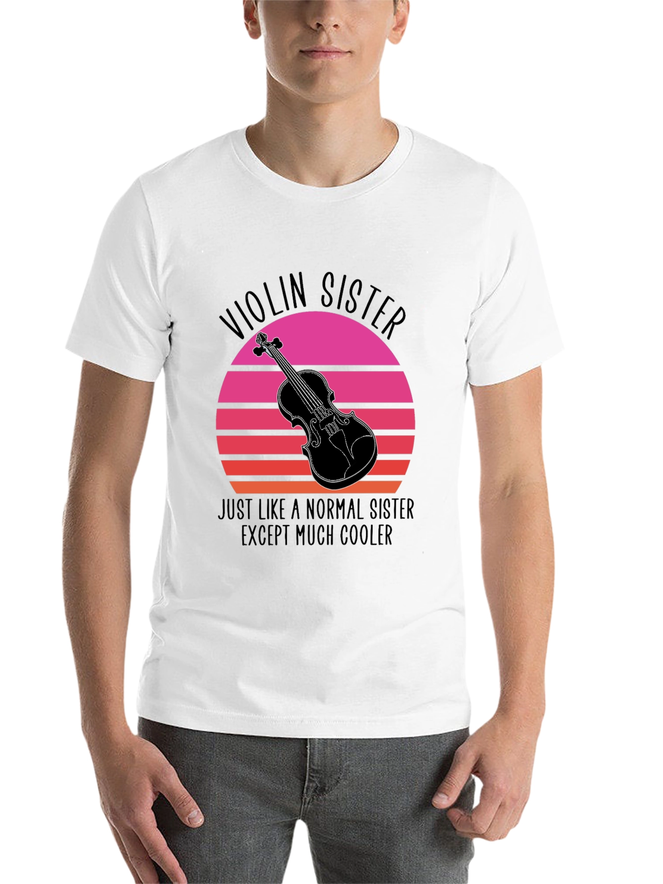 Black Violin Sister T-Shirt: Cool Music Lover Tee view 14