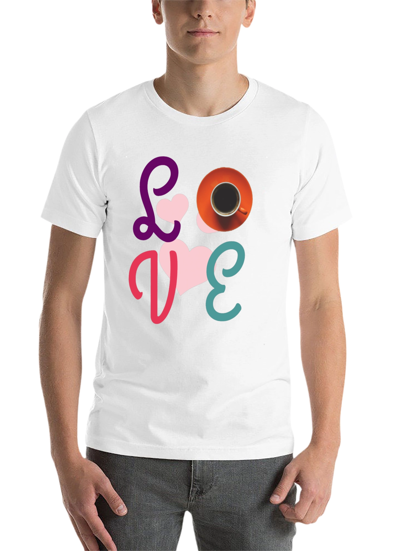 Black Love Coffee T-Shirt - Fun Graphic Tee view 14