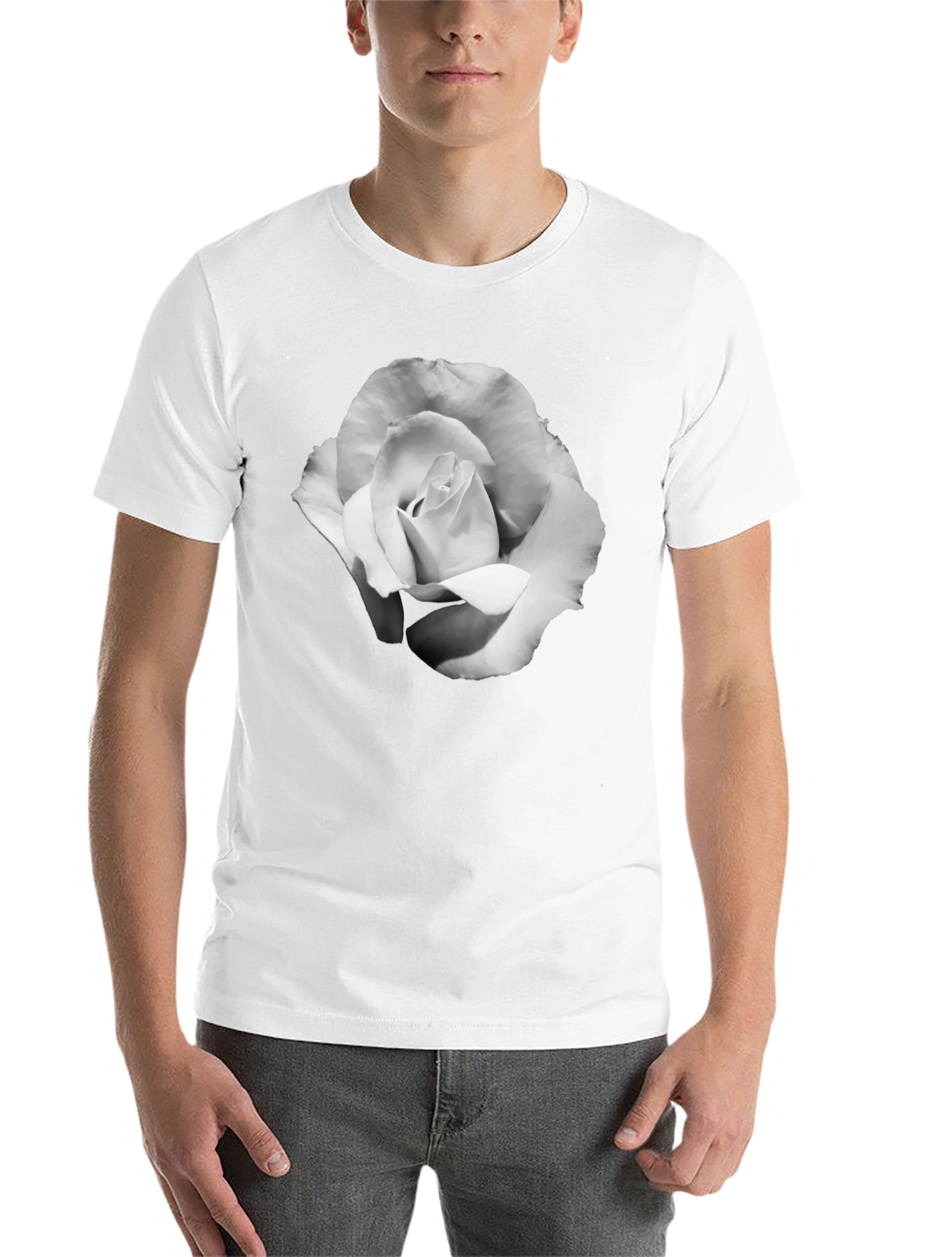 Black Black Rose Graphic T-Shirt view 14