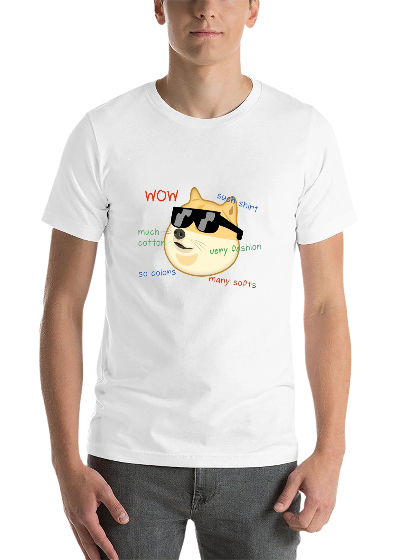 Black Doge Meme T-Shirt - Much Fashion, Very Soft view 14