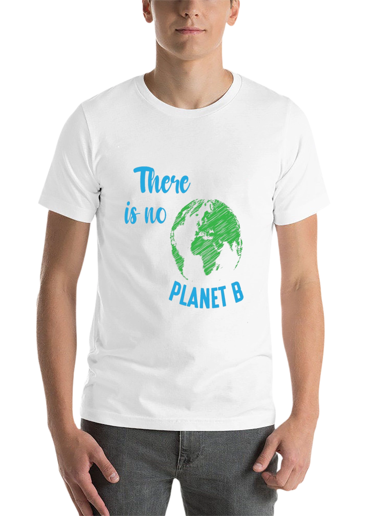 Black There is No Planet B Graphic T-Shirt view 14
