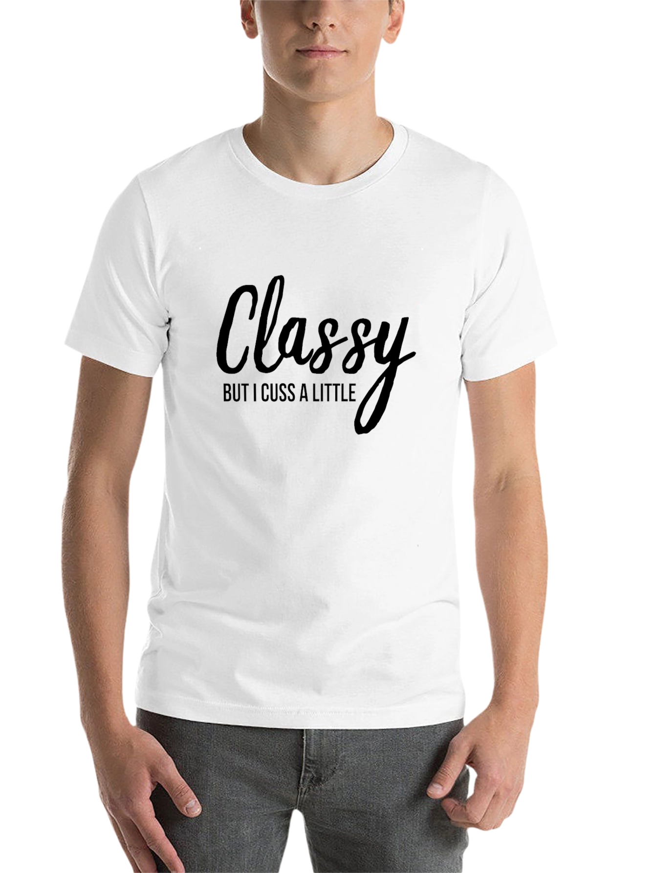 Black Classy But I Cuss a Little - Graphic T-Shirt view 14