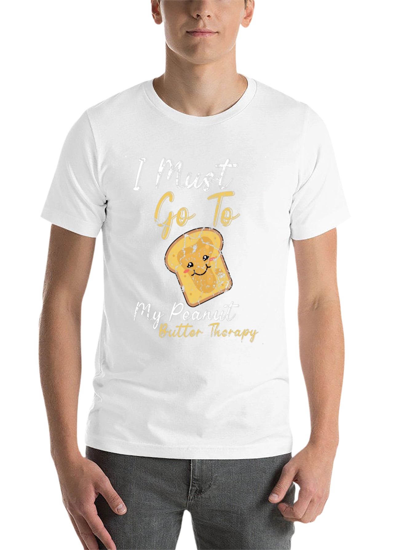 Black Peanut Butter Therapy T-Shirt - Funny Graphic Tee view 14