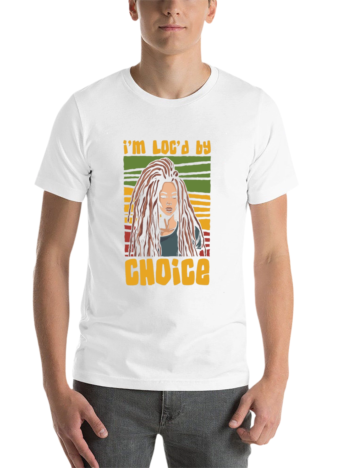 Black I'm Loc'd By Choice Graphic Tee view 14