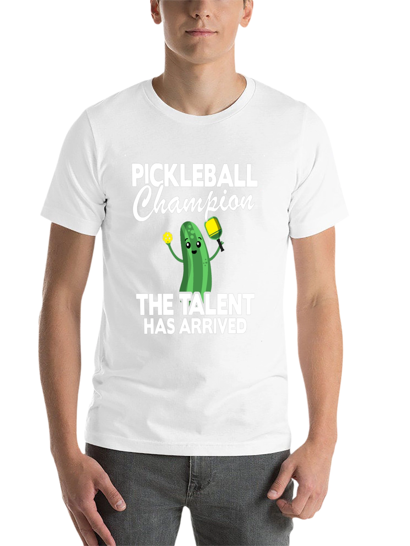 Black Pickleball Champion T-Shirt - The Talent Has Arrived! view 14