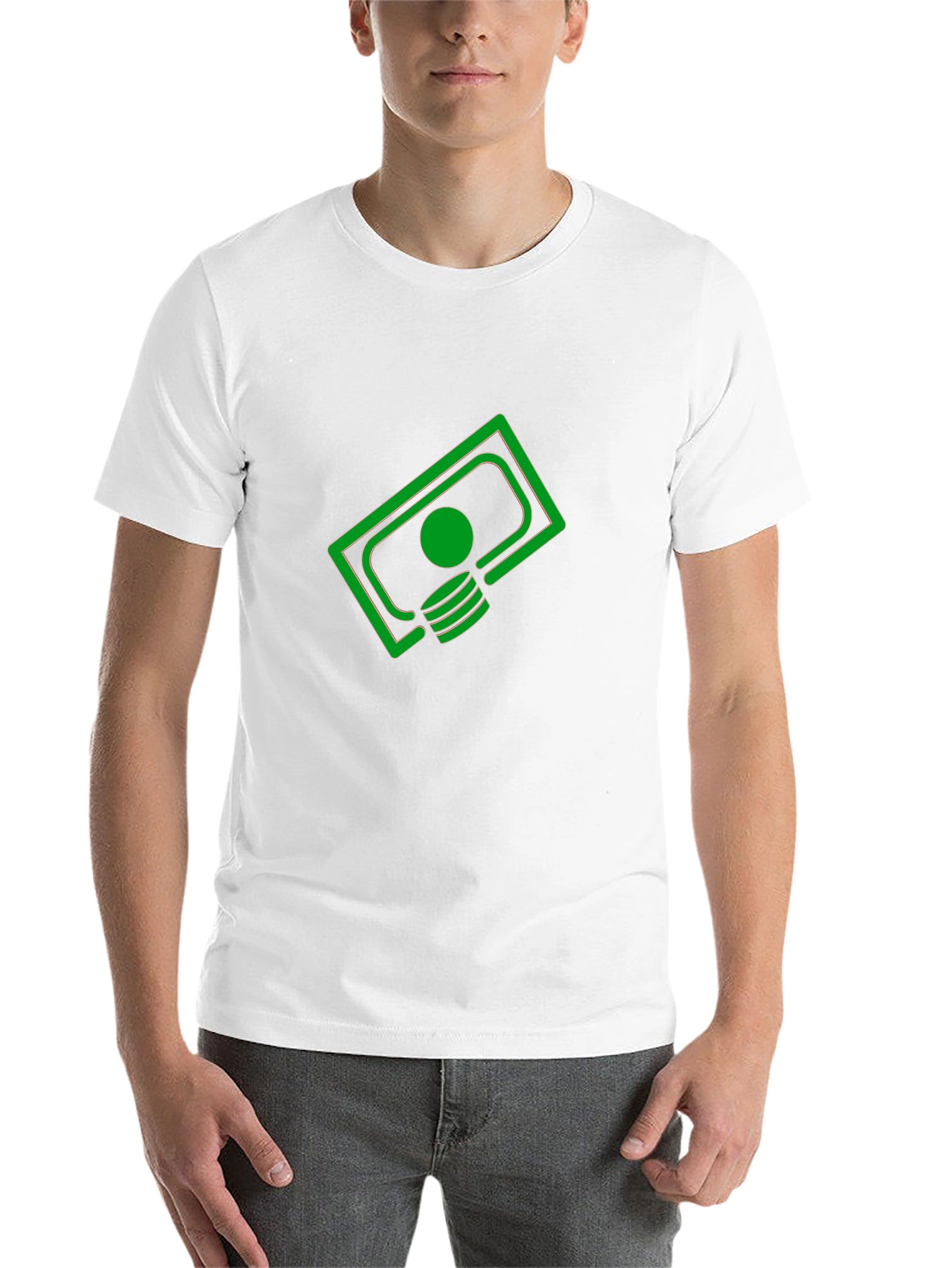 Black Money Graphic Tee - Cool Black T-Shirt view 14