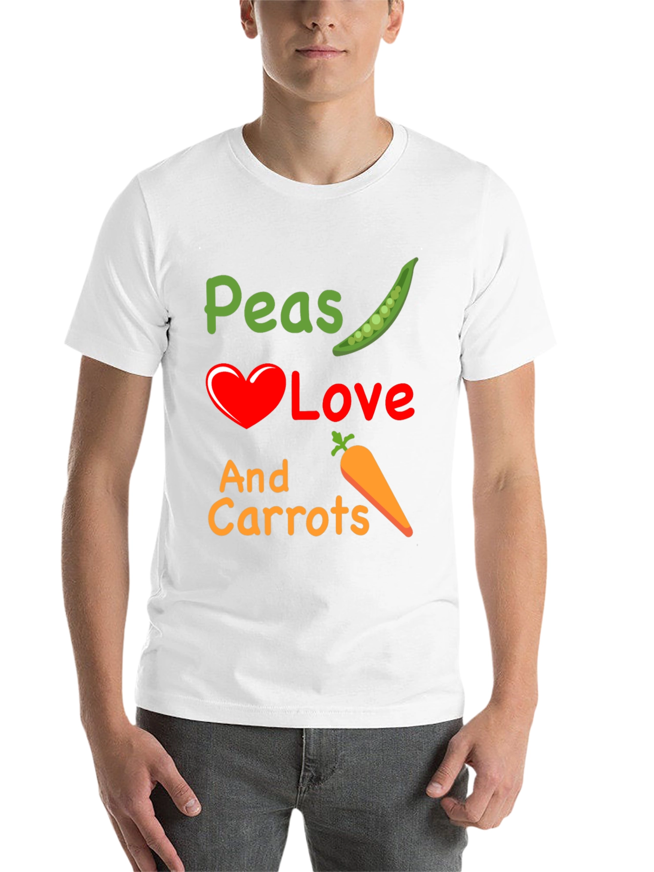 Black Peas Love And Carrots Graphic T-Shirt view 14