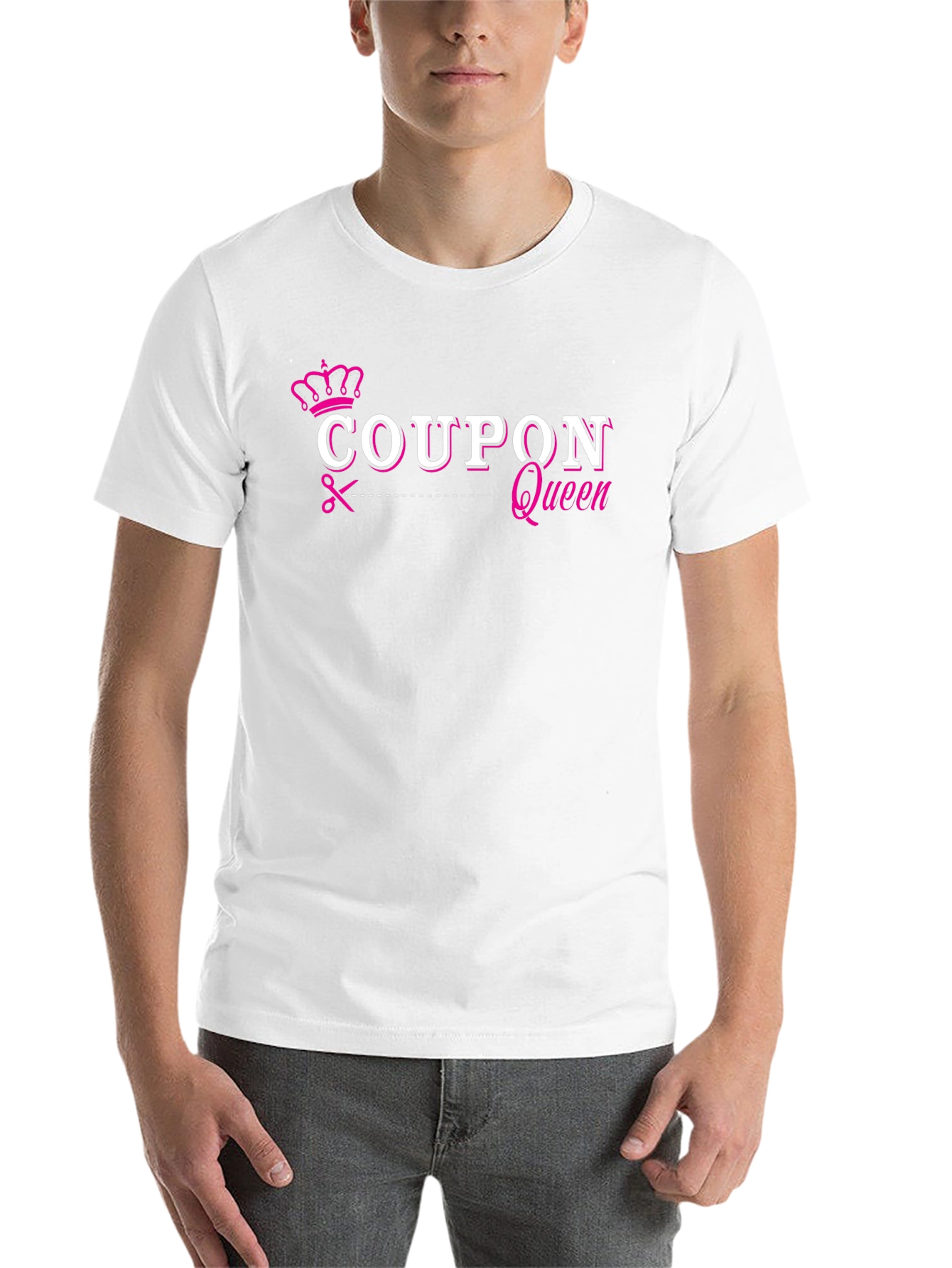 Black Coupon Queen T-Shirt, Funny Budget Saving Tee view 14
