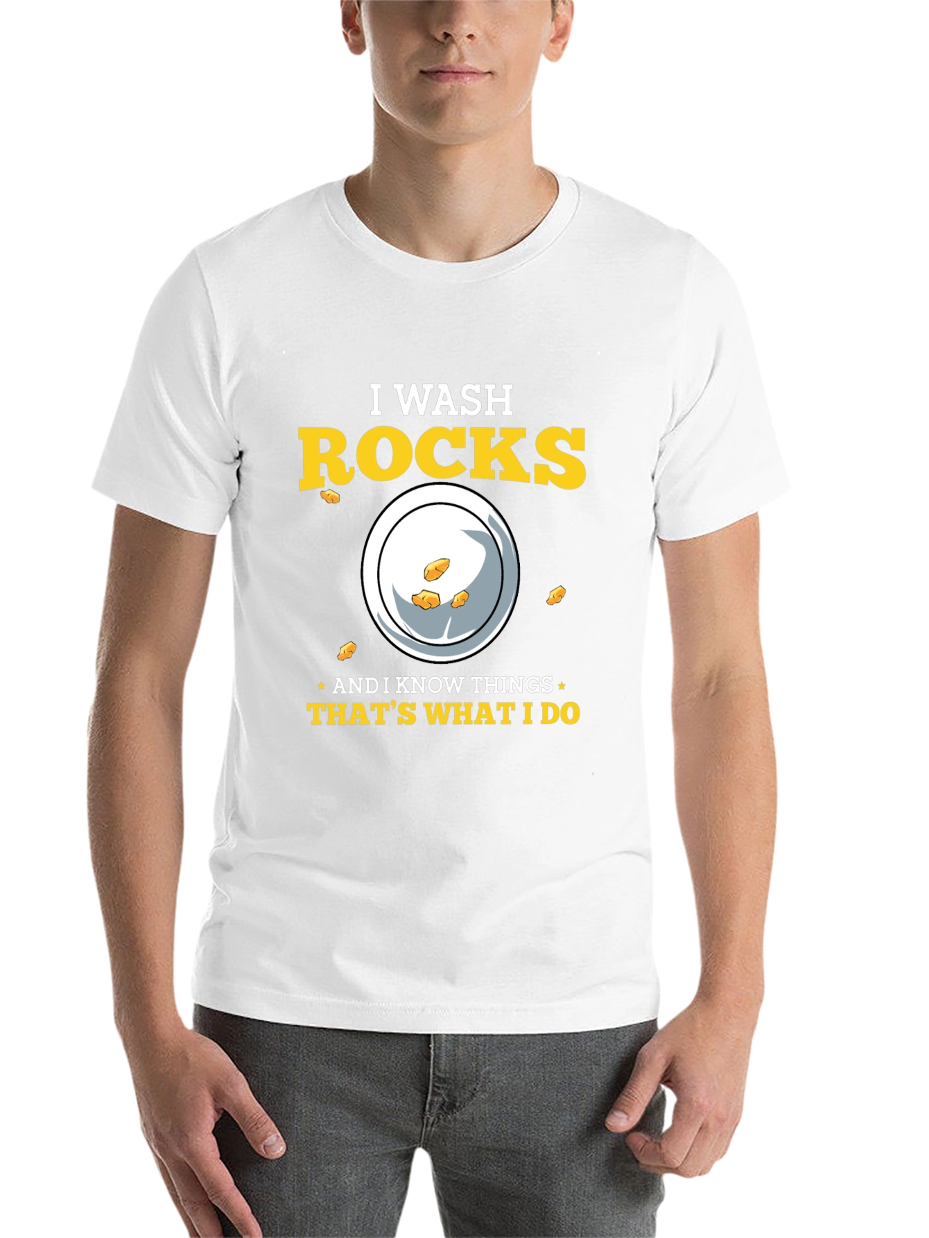 Black I Wash Rocks T-Shirt - Gold Prospecting Tee view 14