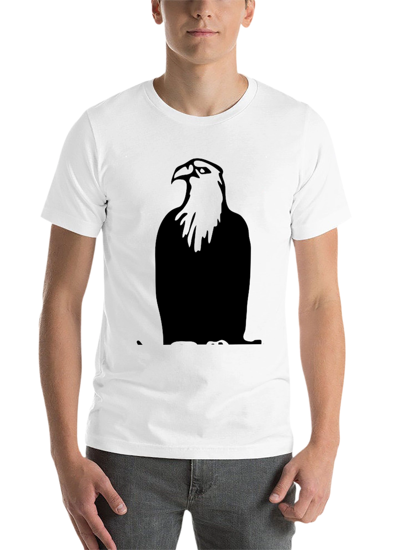 Black Black Eagle Graphic Tee - Stylish Menswear view 14