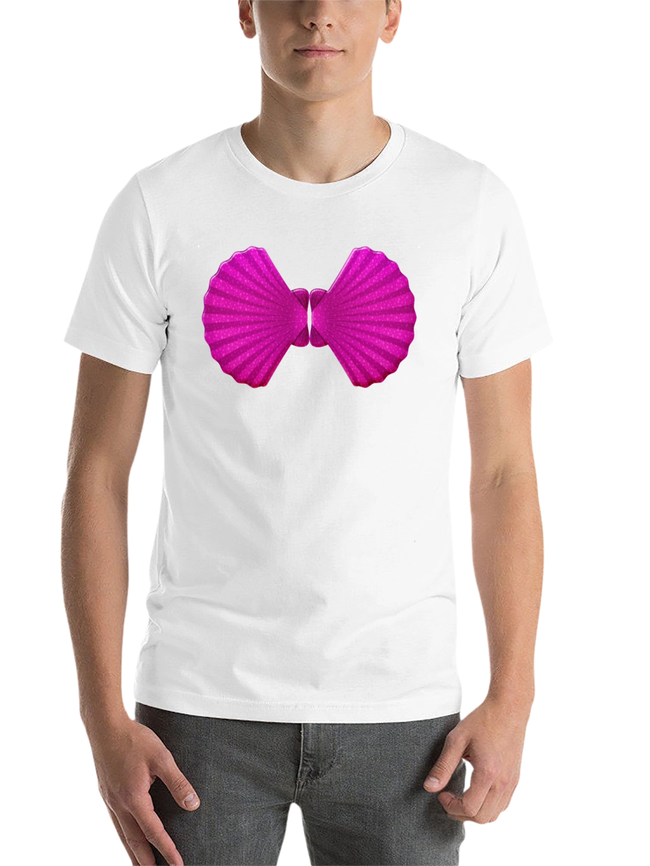 Black Novelty Bowtie Graphic T-Shirt - Fun & Stylish view 14