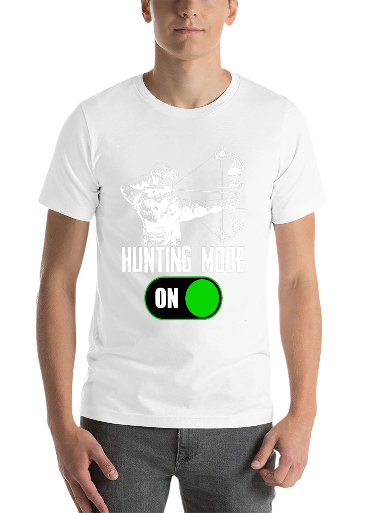 Black Hunting Mode On T-Shirt view 14