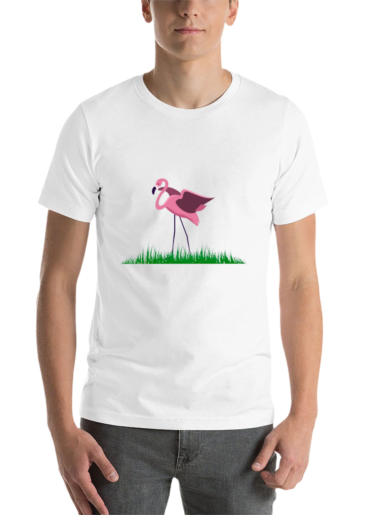 Black Flamingo Graphic Tee - 14