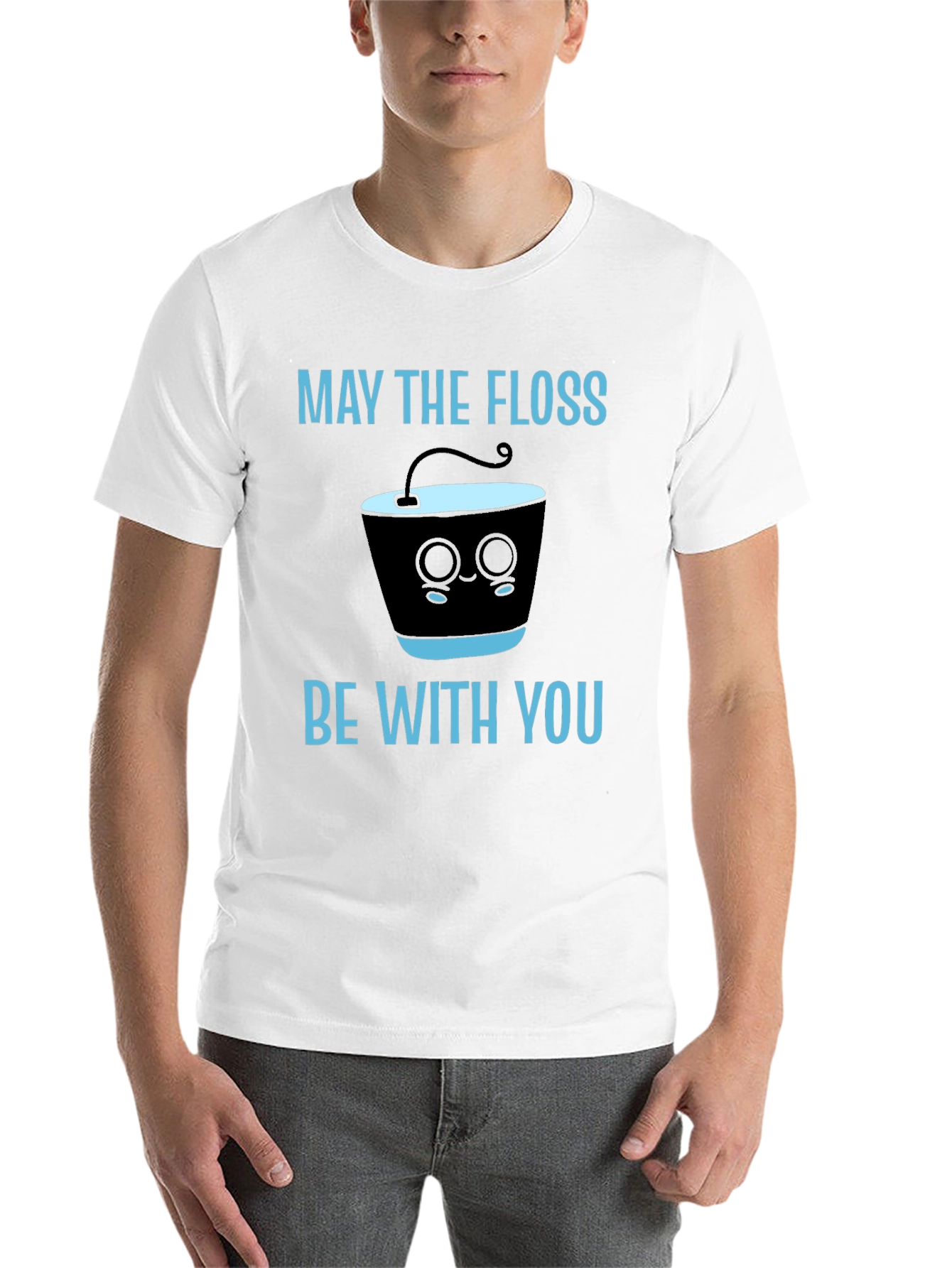 Black May The Floss Be With You T-Shirt view 14