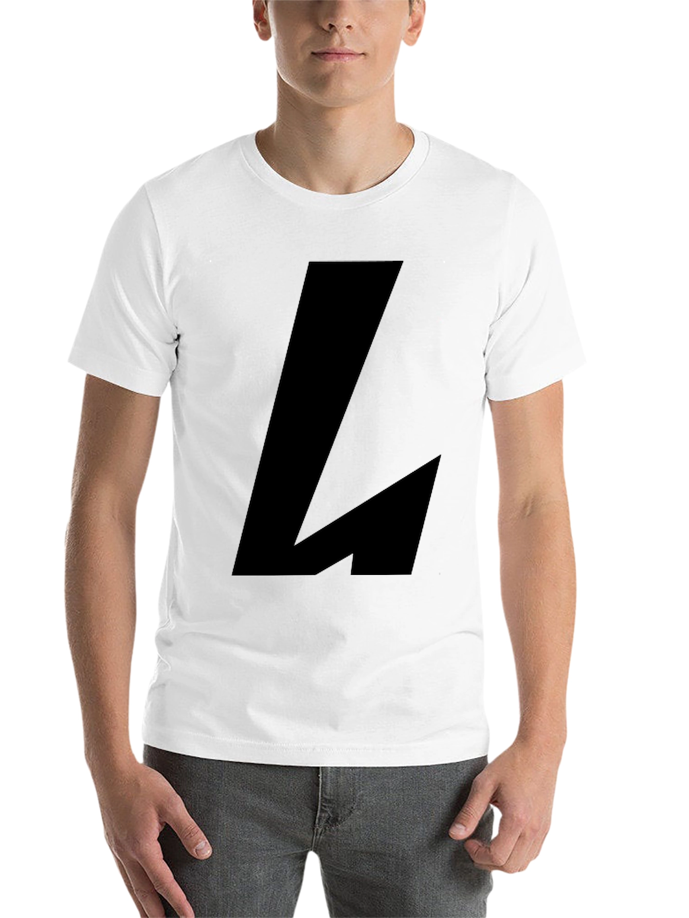 Black Bold Black Graphic Tee - Modern Casual Wear view 14