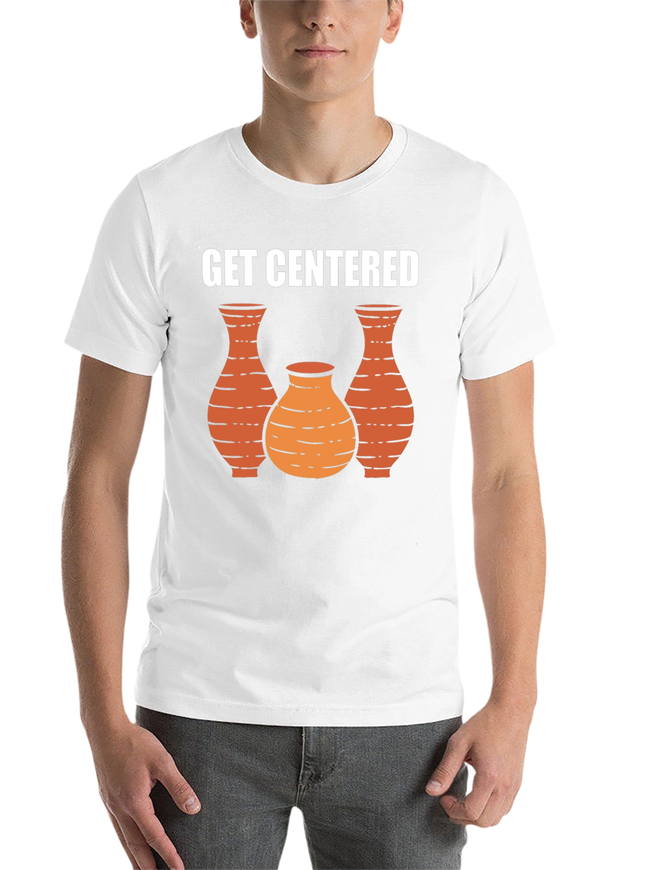 Black Get Centered Pottery Graphic Tee - Unisex view 14
