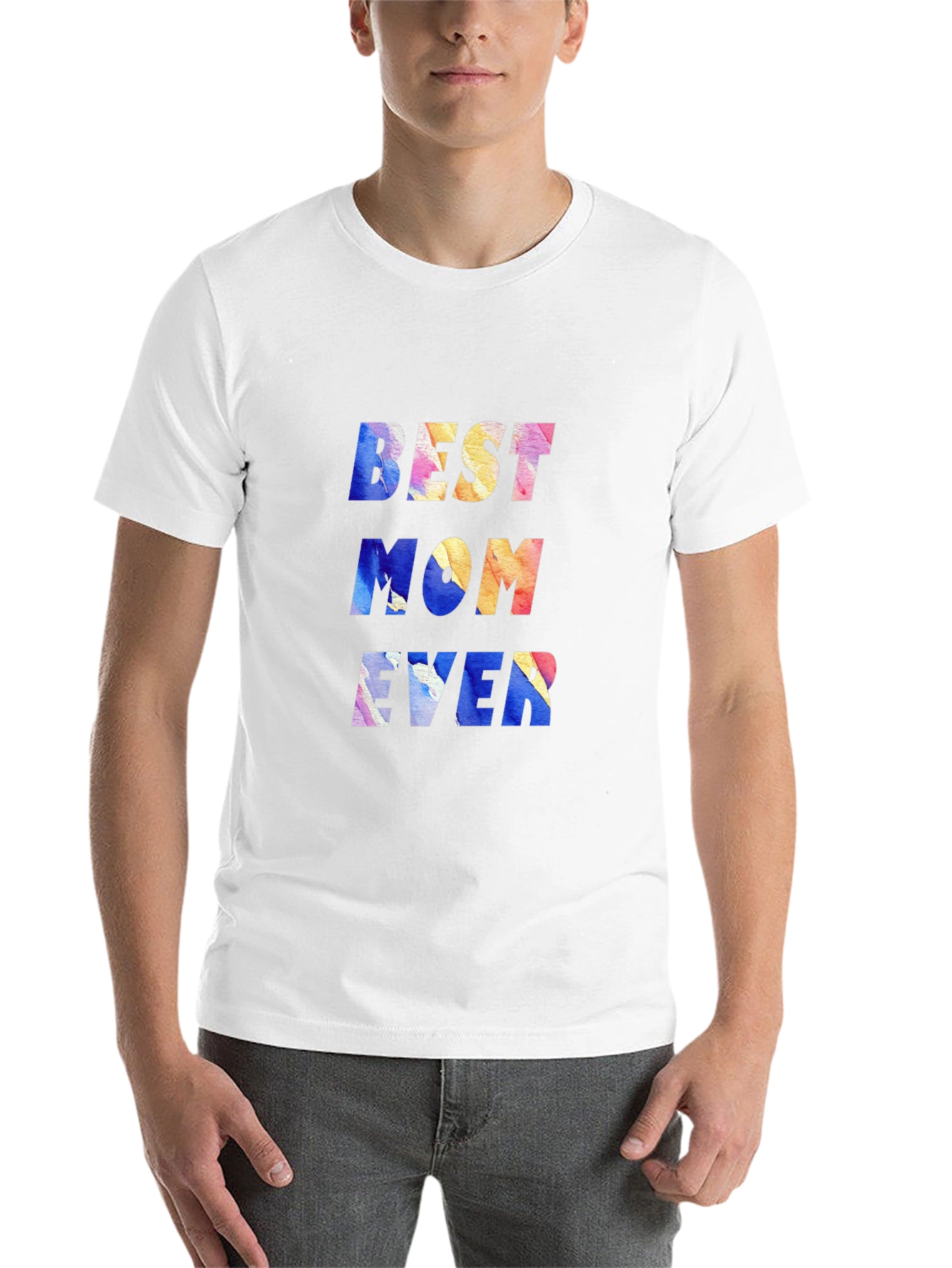 Black Best Mom Ever Graphic T-Shirt view 14