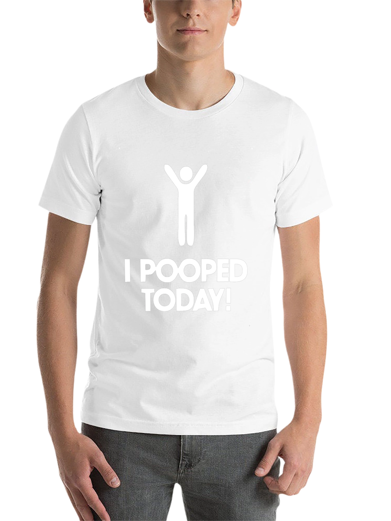 Black I Pooped Today T-Shirt - Funny Graphic Tee view 14