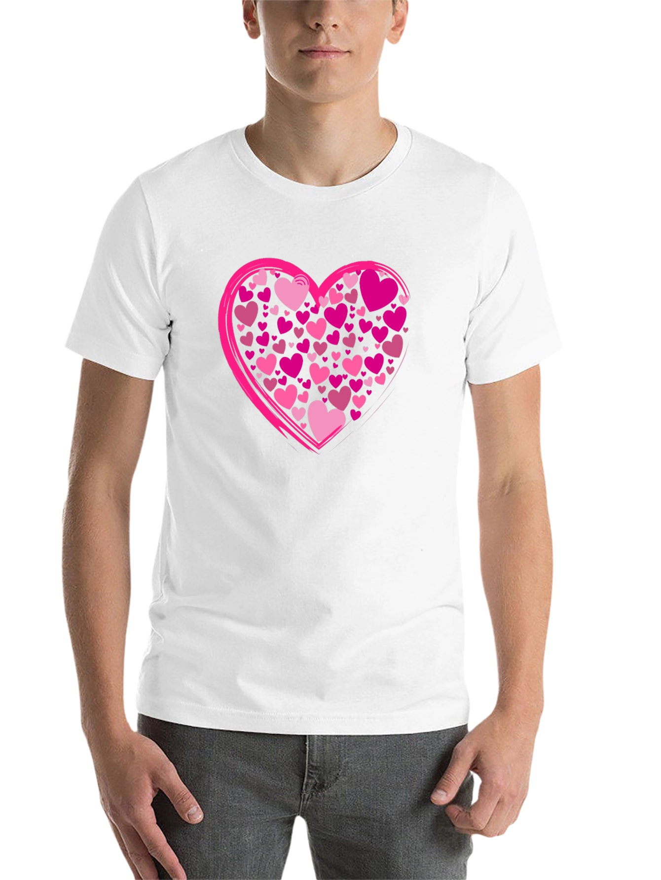 Black Heart Full of Love Graphic T-Shirt view 14
