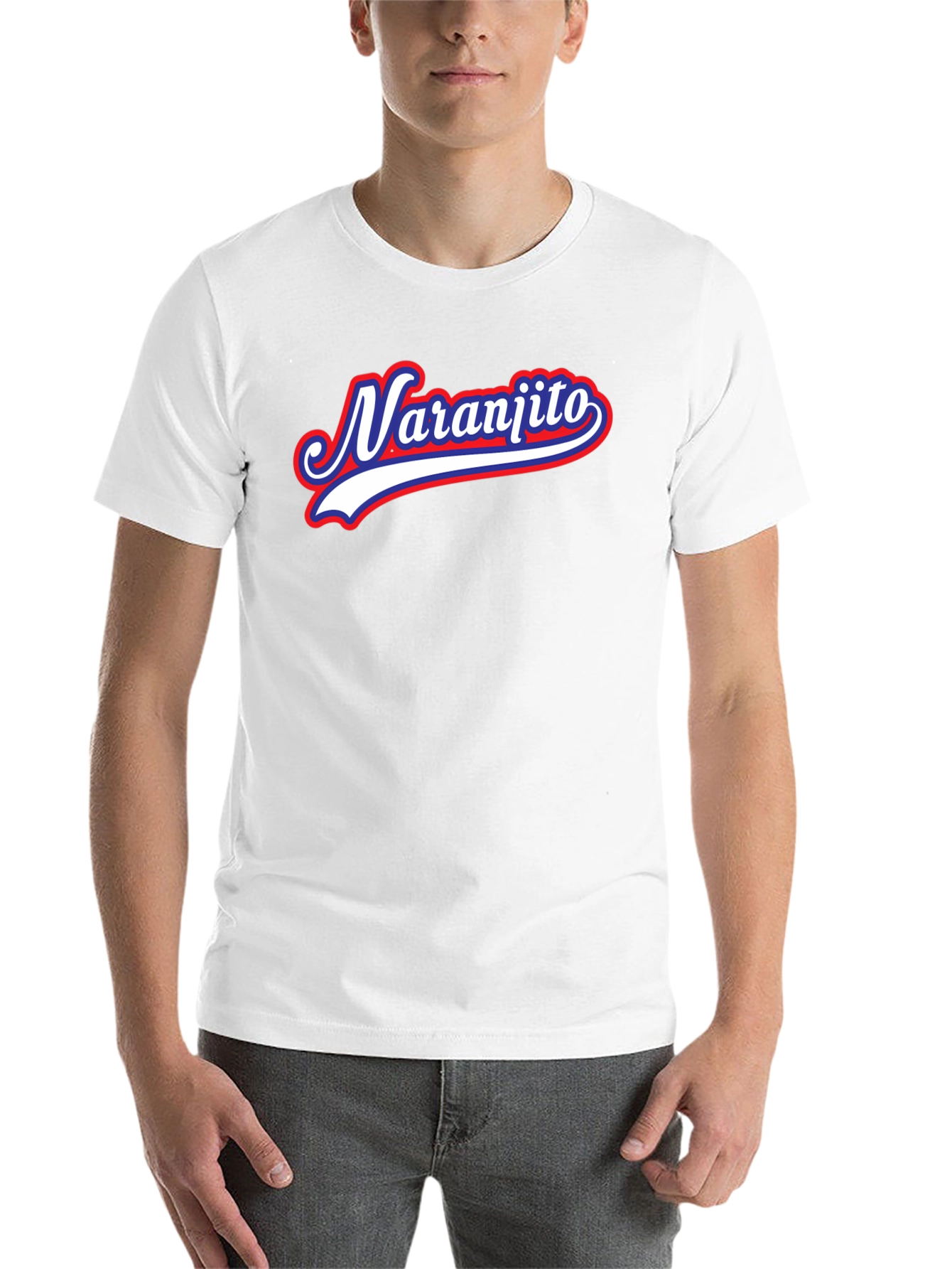 Black Naranjito Baseball Style T-Shirt view 14