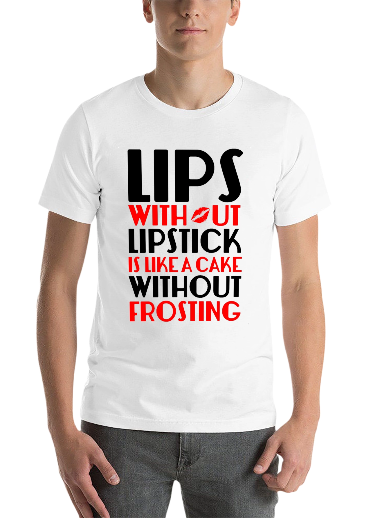 Black Lips Without Lipstick T-Shirt - Cake & Frosting view 14