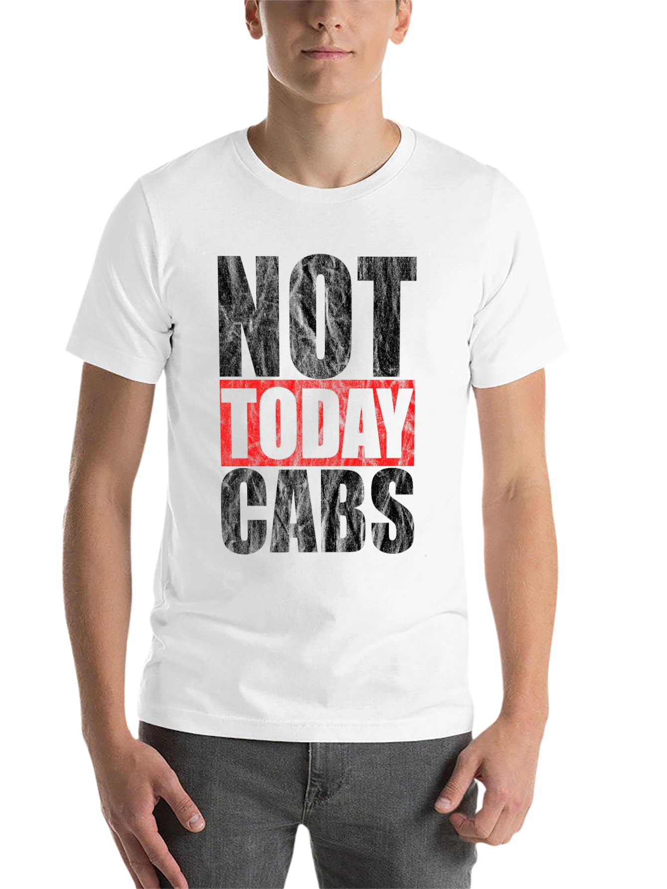 Black Not Today Cabs Graphic T-Shirt - Trendy Statement Tee view 14