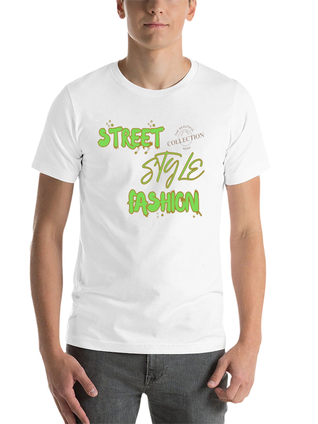 Black Street Style Fashion Graphic Tee - Trendy Black T-Shirt view 14