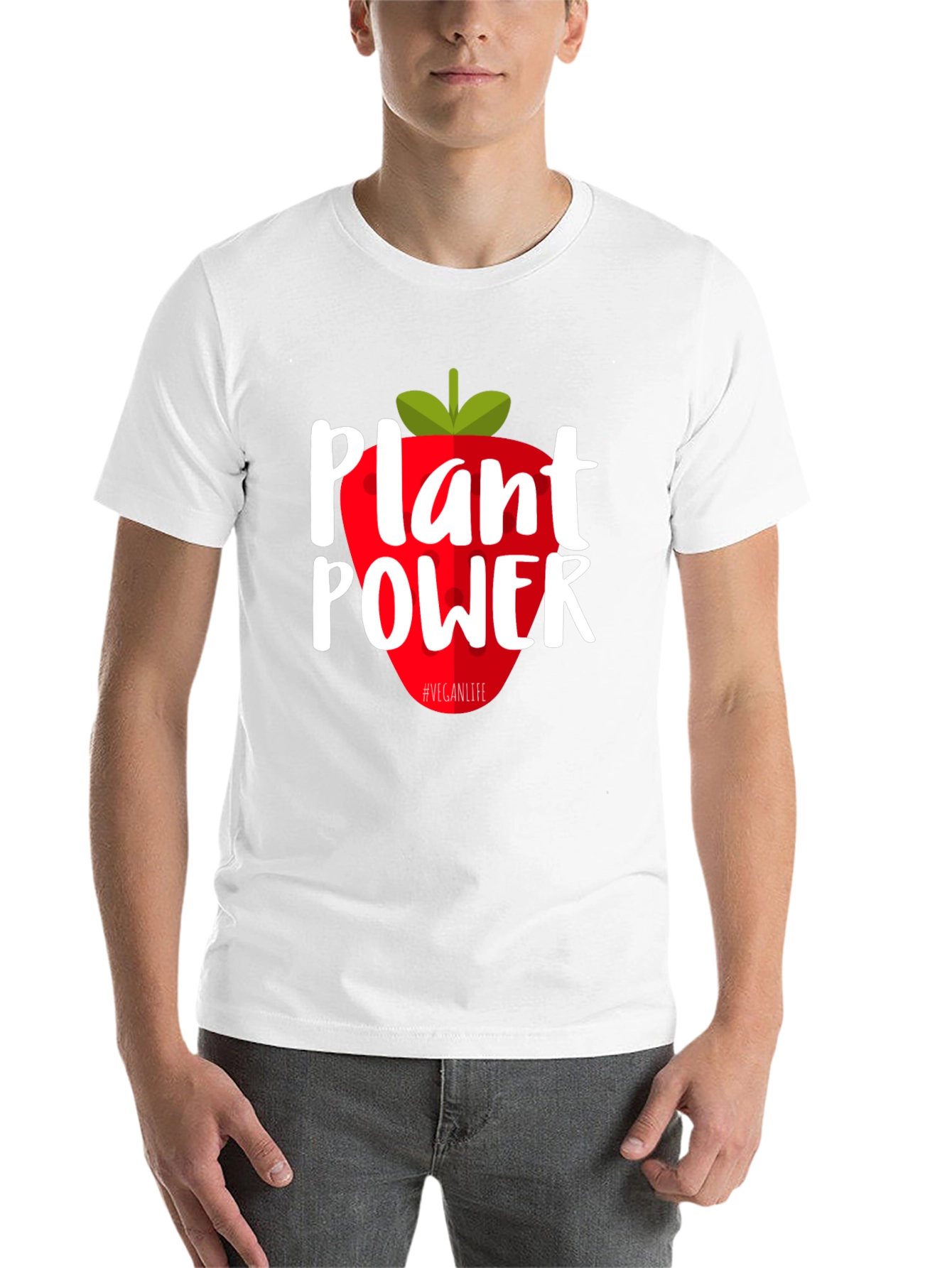 Plant Power Vegan T-Shirt - Eco Friendly! - 14
