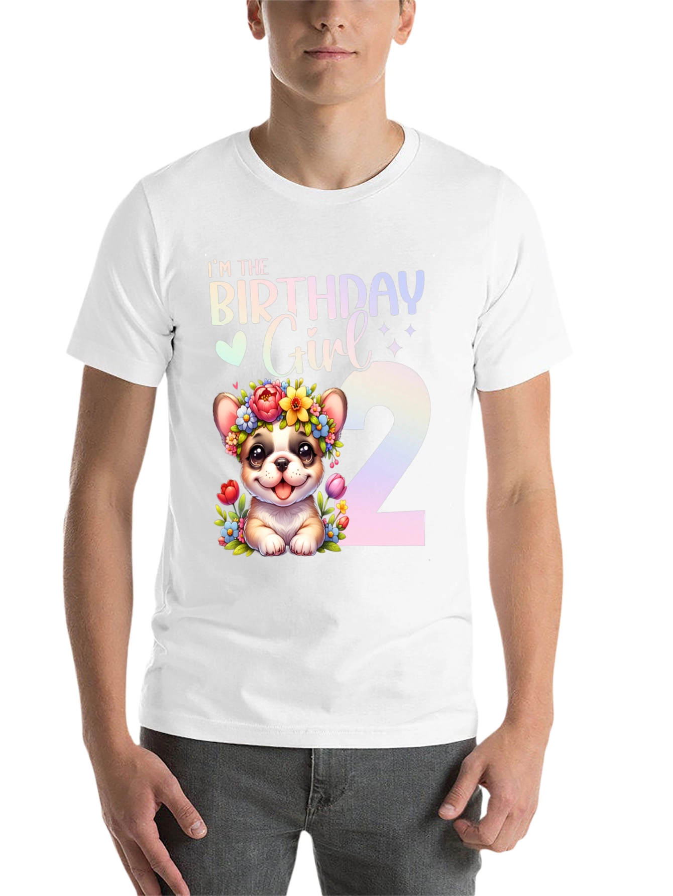 Birthday Girl 2nd Birthday Dog T-Shirt - 14