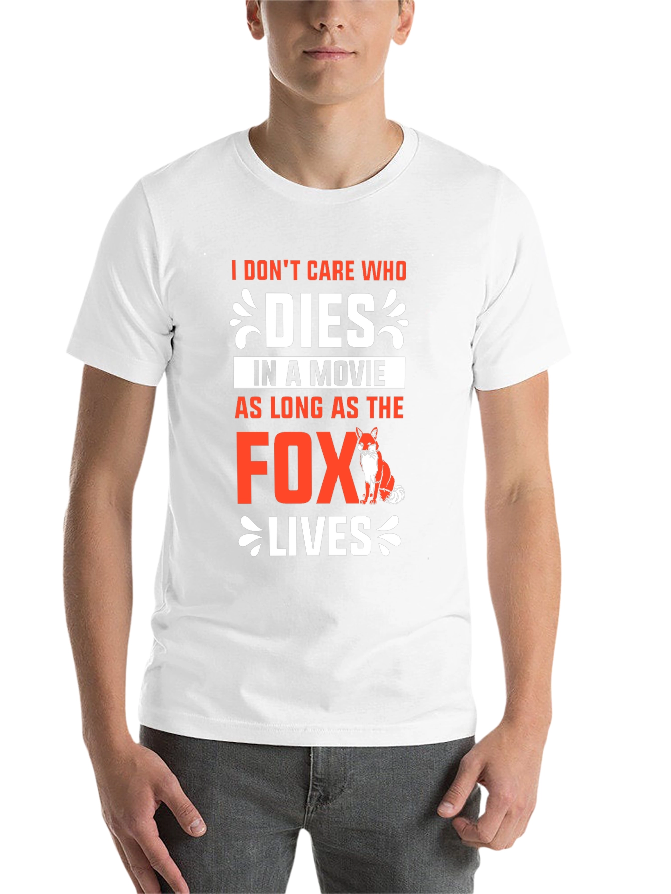 Black Funny Fox Movie Lover T-Shirt view 14