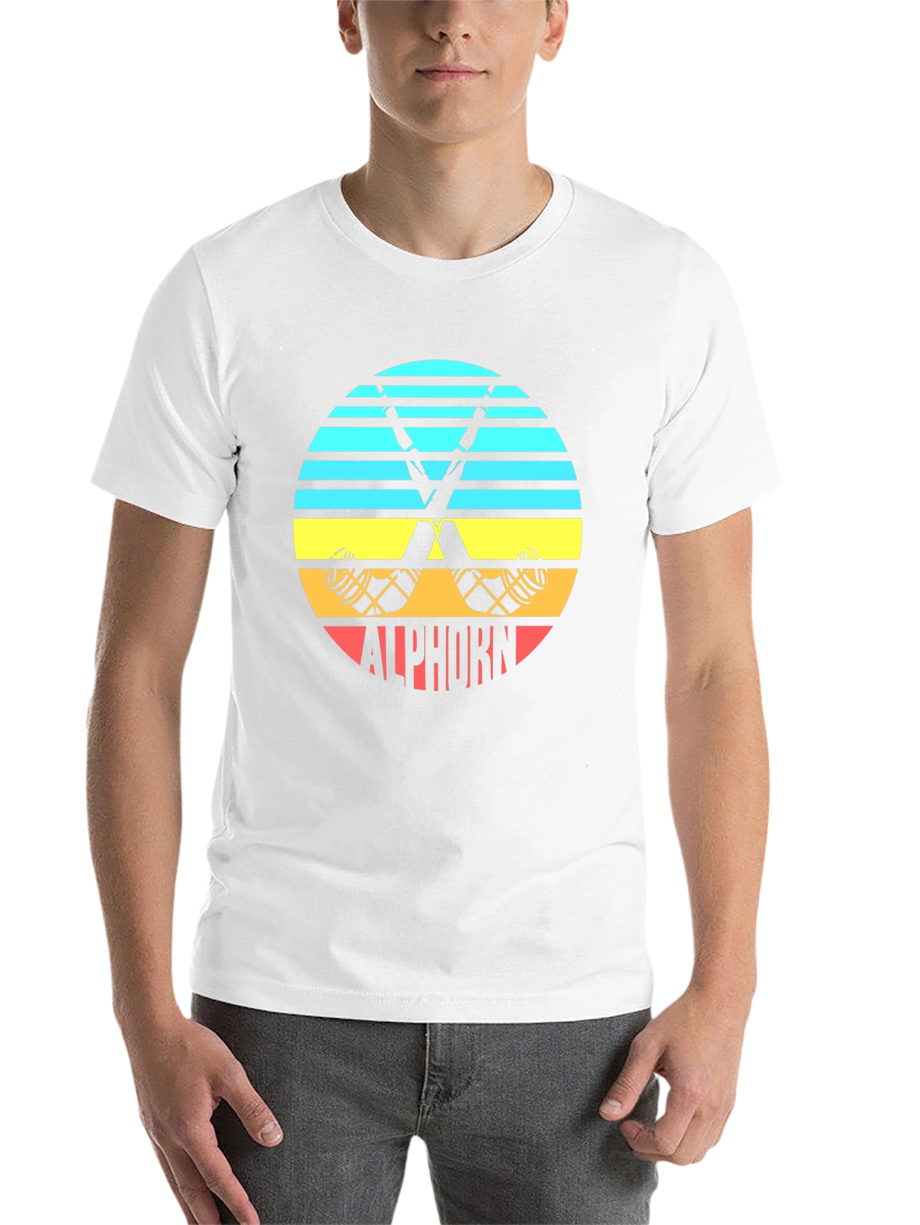 Retro Alphorn Tee - 14