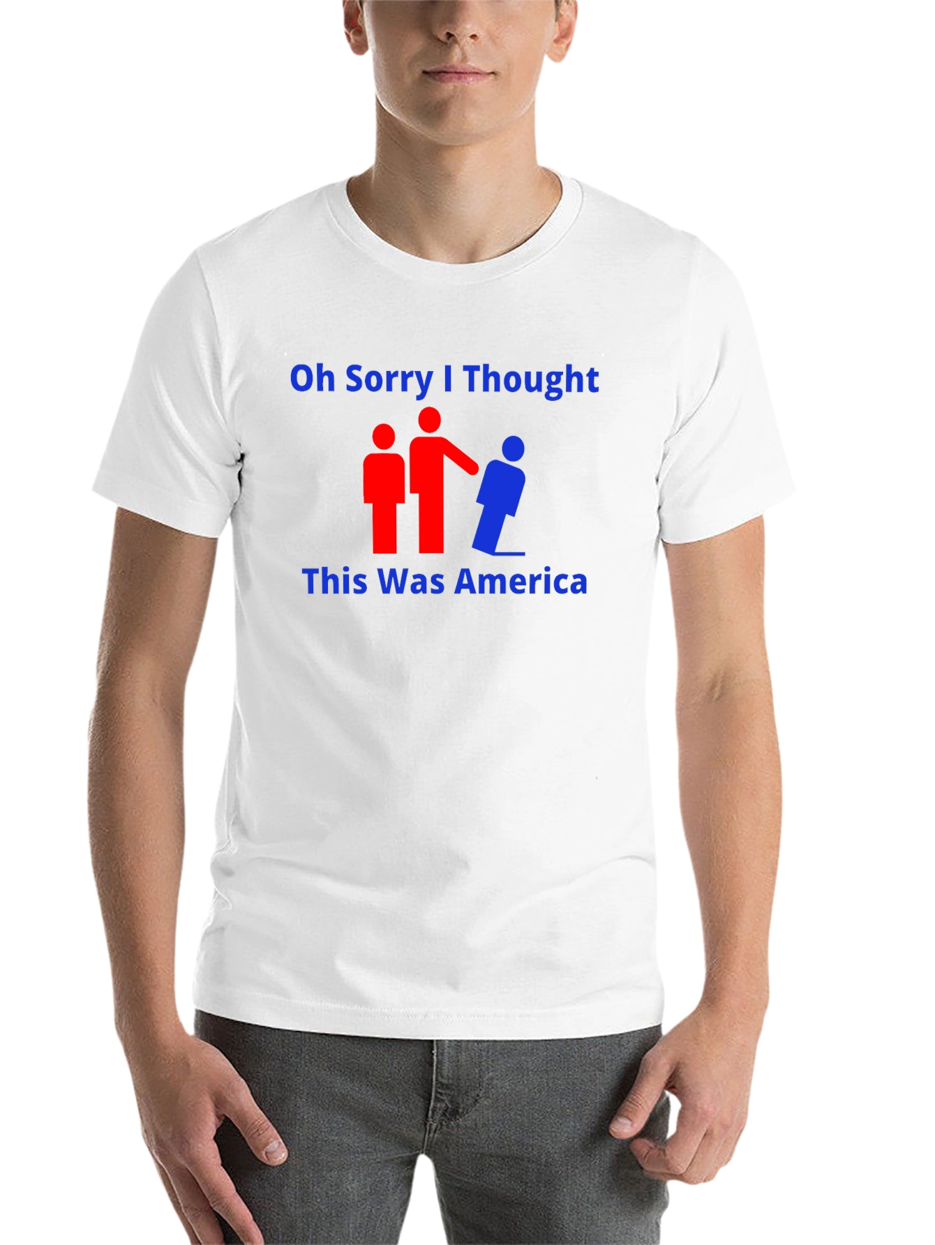 Black Oh Sorry, I Thought This Was America T-Shirt view 14
