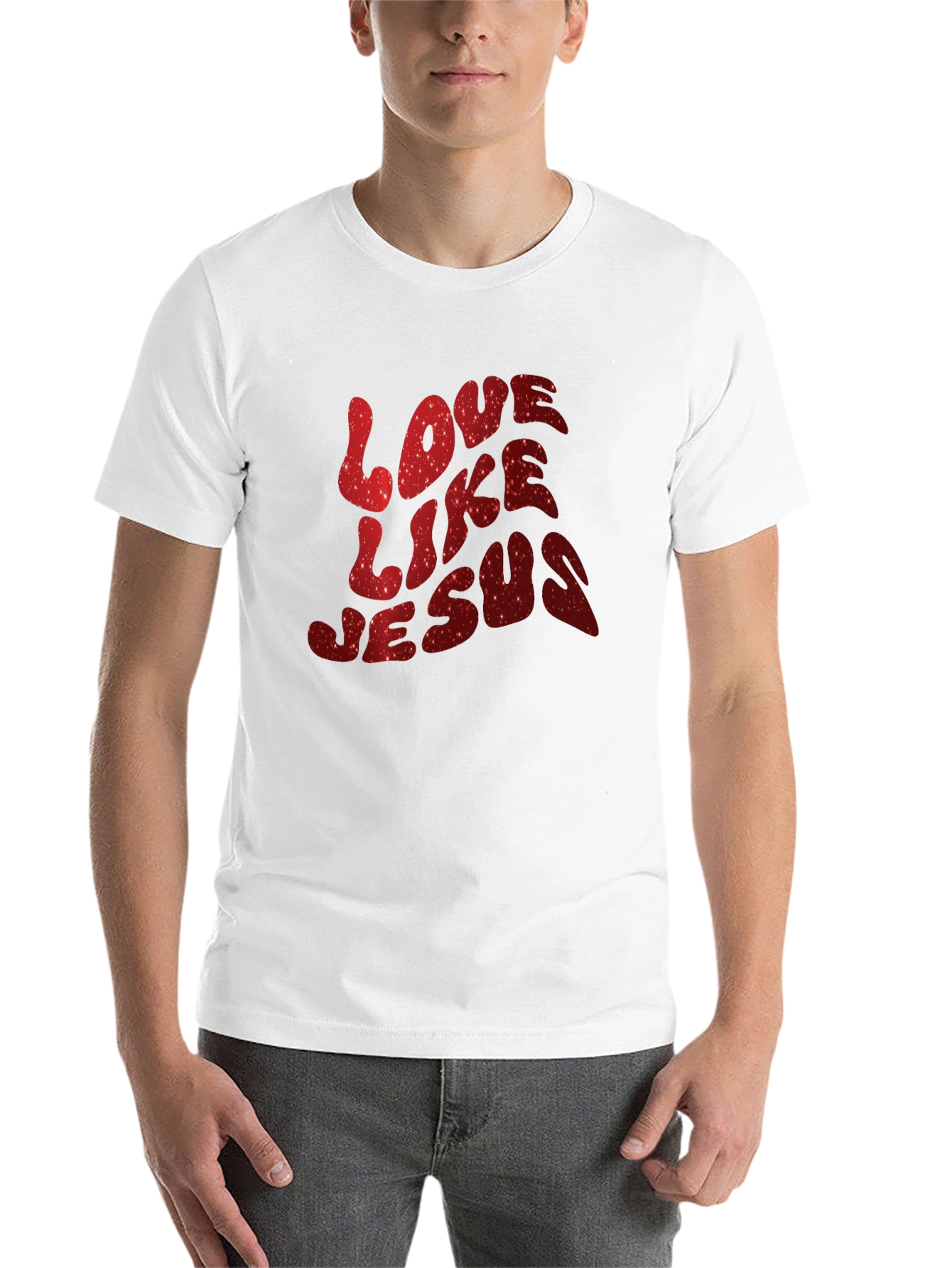 Black Love Like Jesus Graphic Tee view 14