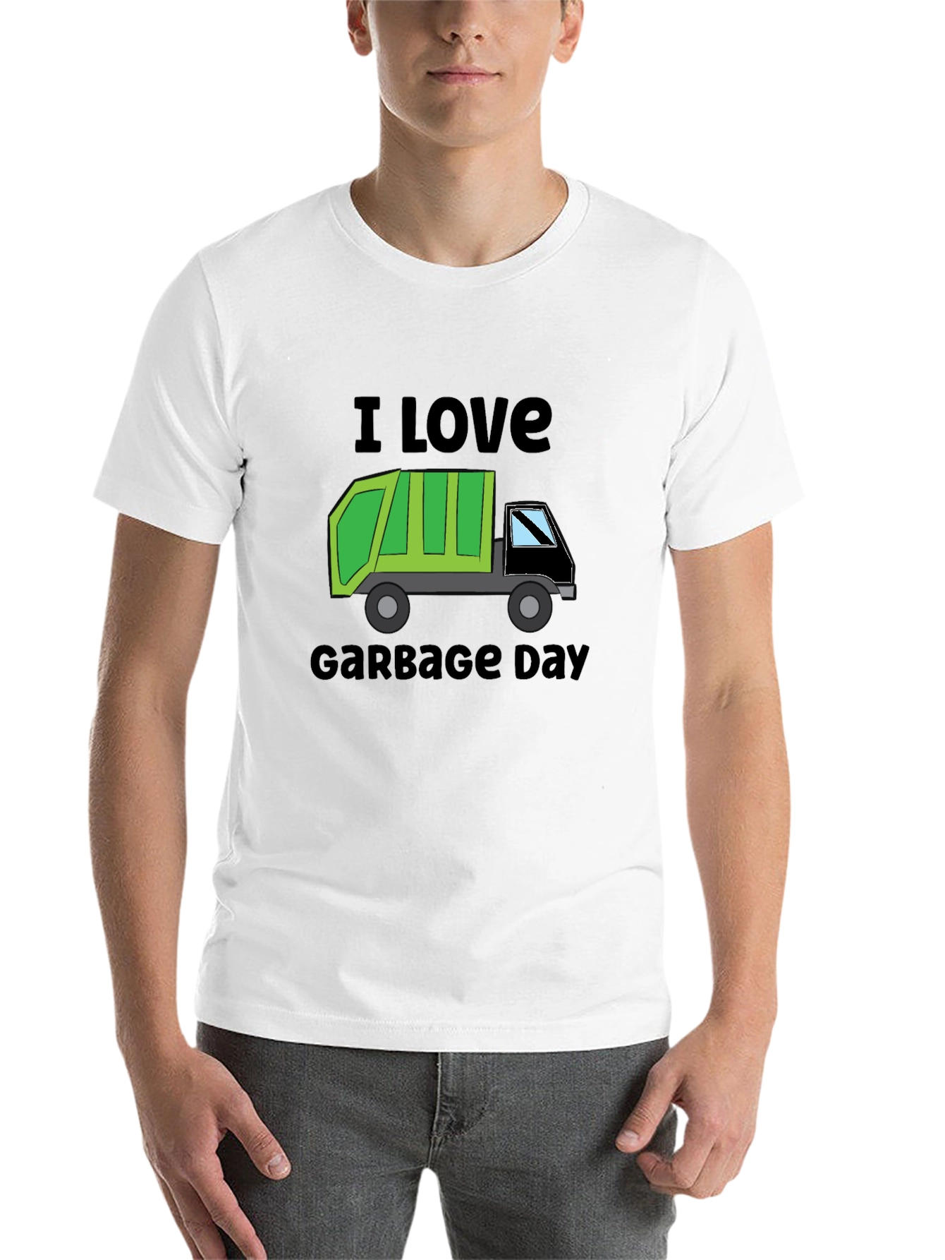 Black I Love Garbage Day T-Shirt - Novelty Graphic Tee view 14