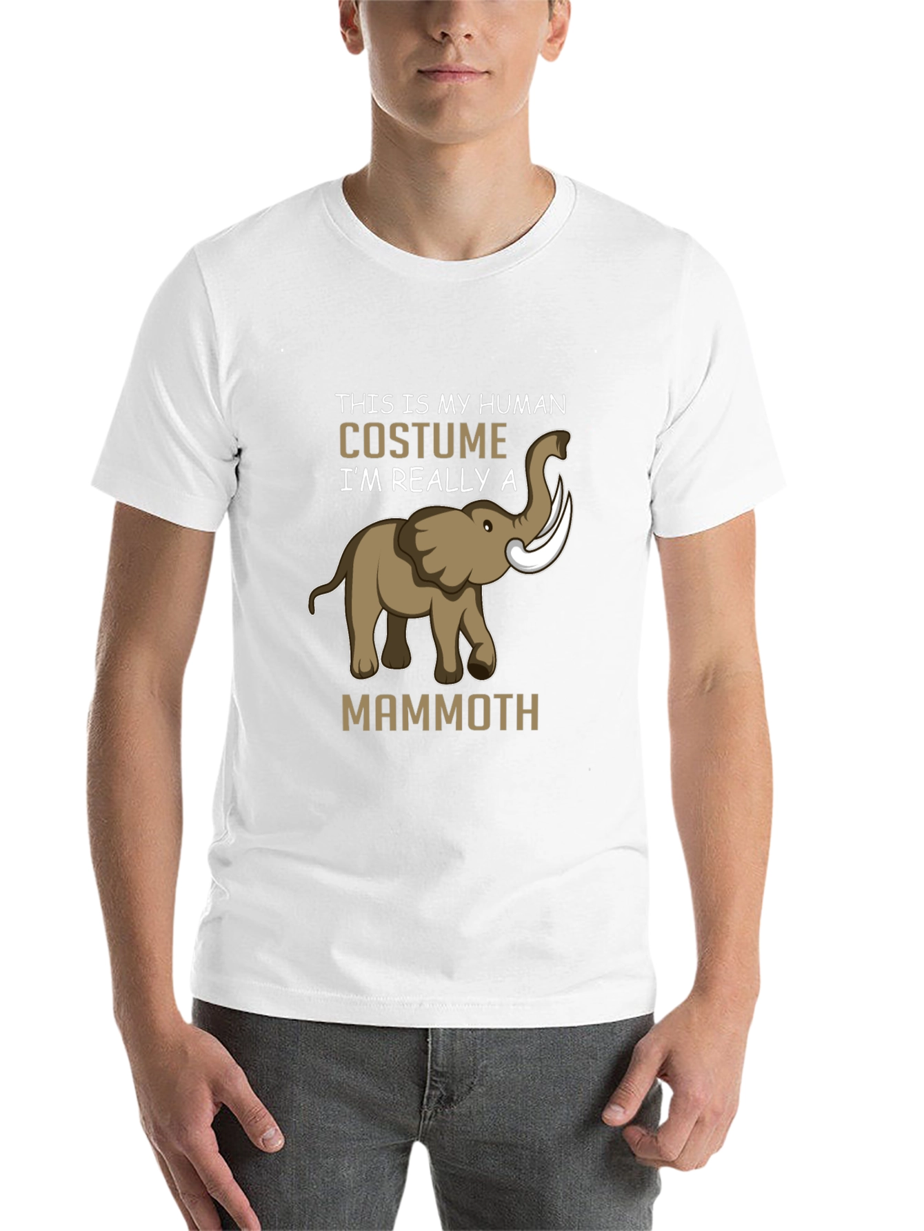 Black Human Costume Mammoth Graphic Tee view 14