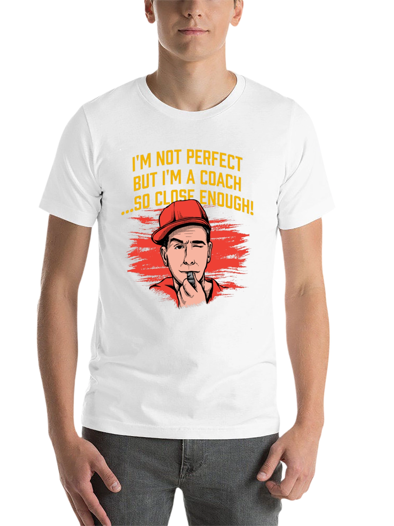 Black Coach T-Shirt - "I'm Not Perfect, But I'm a Coach" view 14