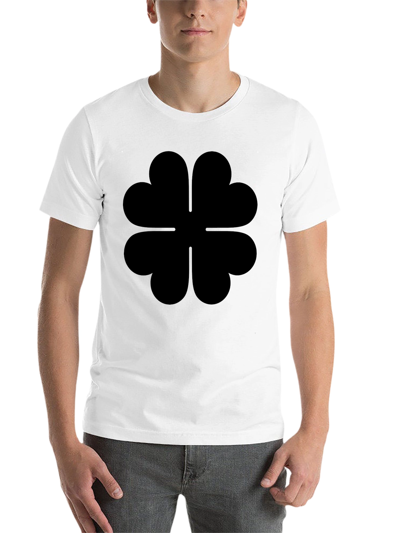 Black Black Clover T-Shirt - Four Leaf Clover view 14