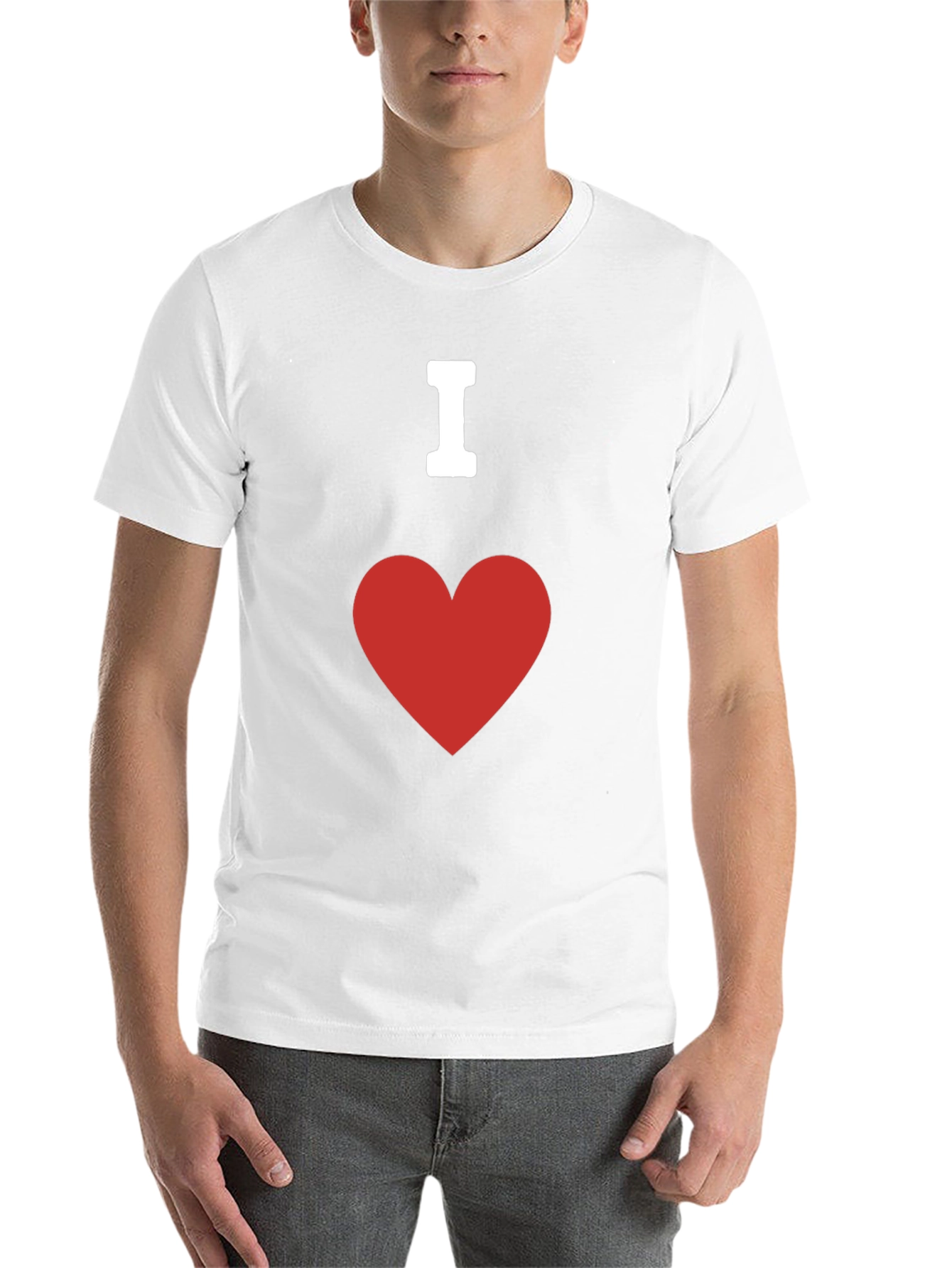 Black I Heart Graphic Tee - Classic Cotton Comfort view 14