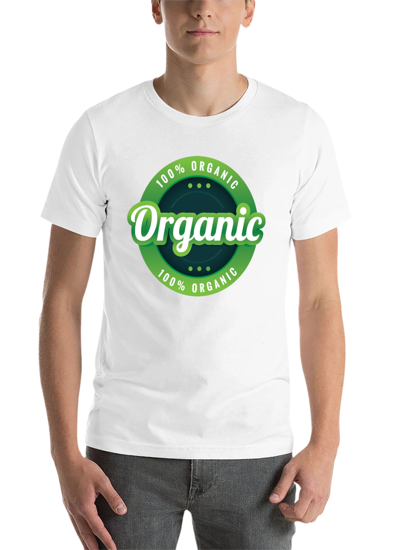 Black Organic Cotton T-Shirt - Eco Friendly view 14