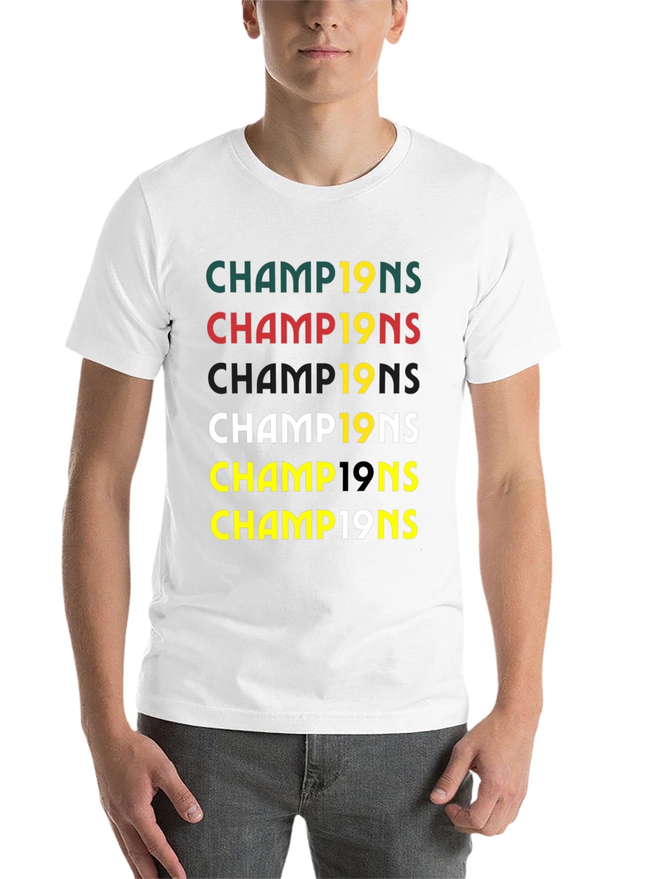 Black Champions 19's T-Shirt view 14