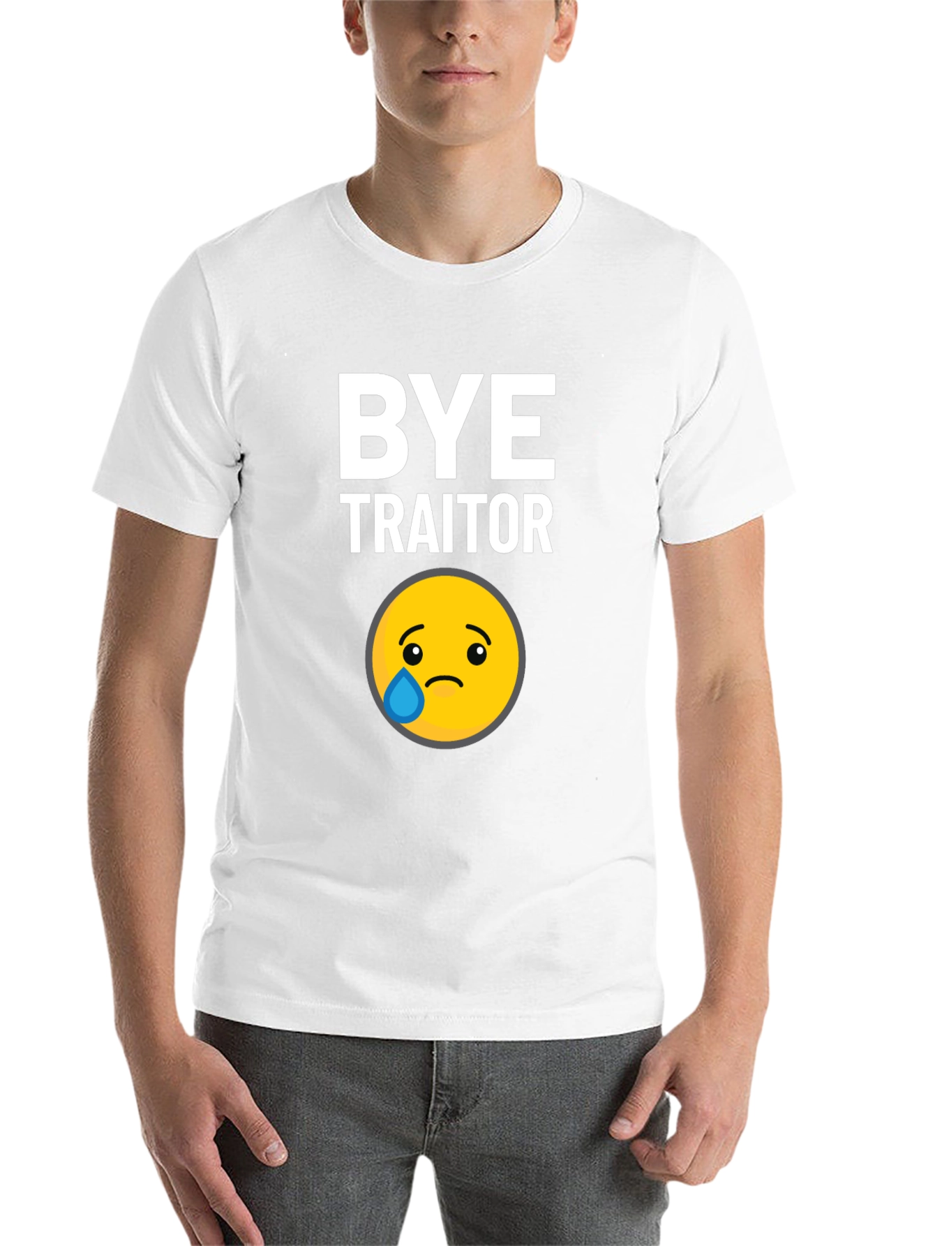 Black Bye Traitor T-Shirt view 14