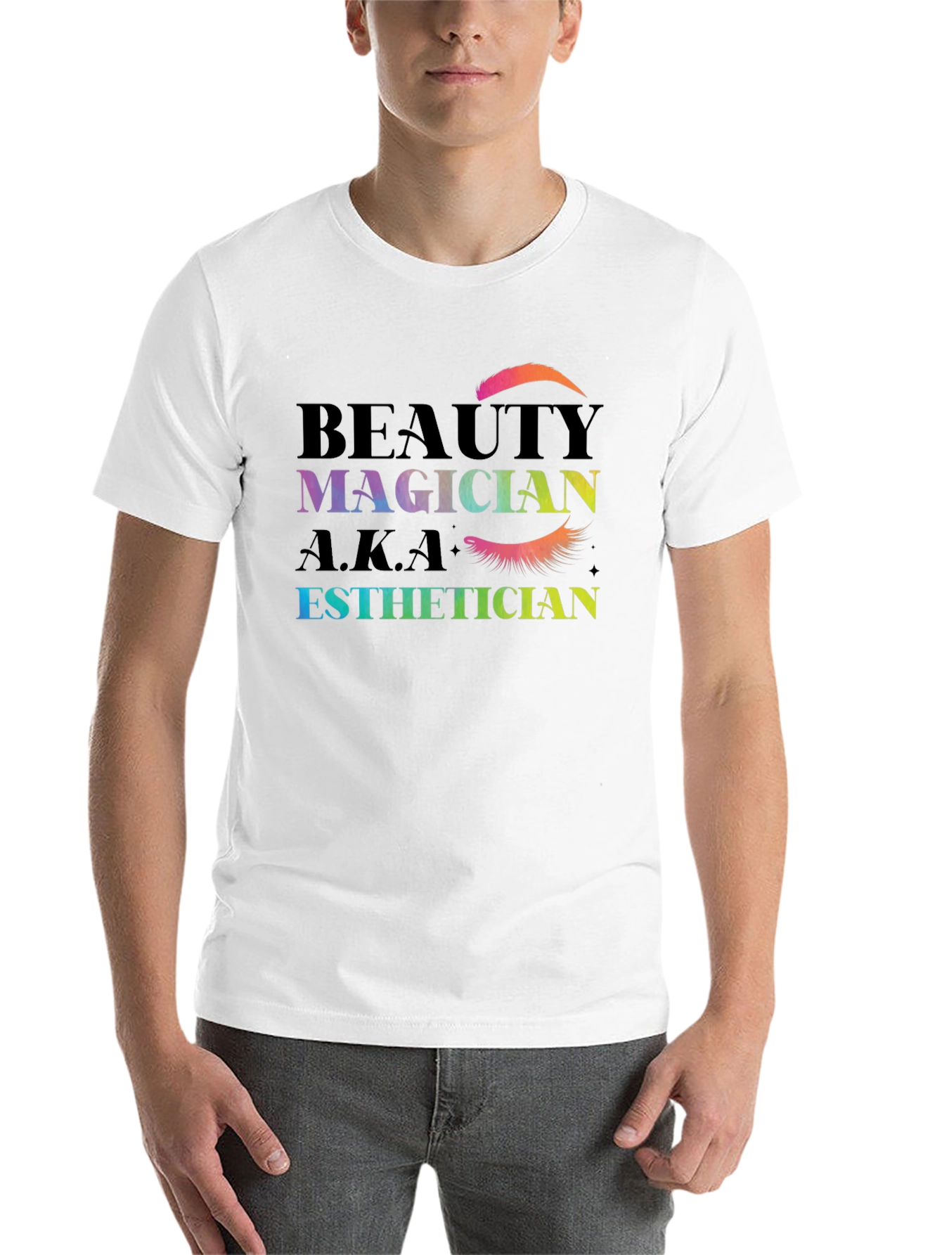 Black Beauty Magician Esthetician T-Shirt view 14