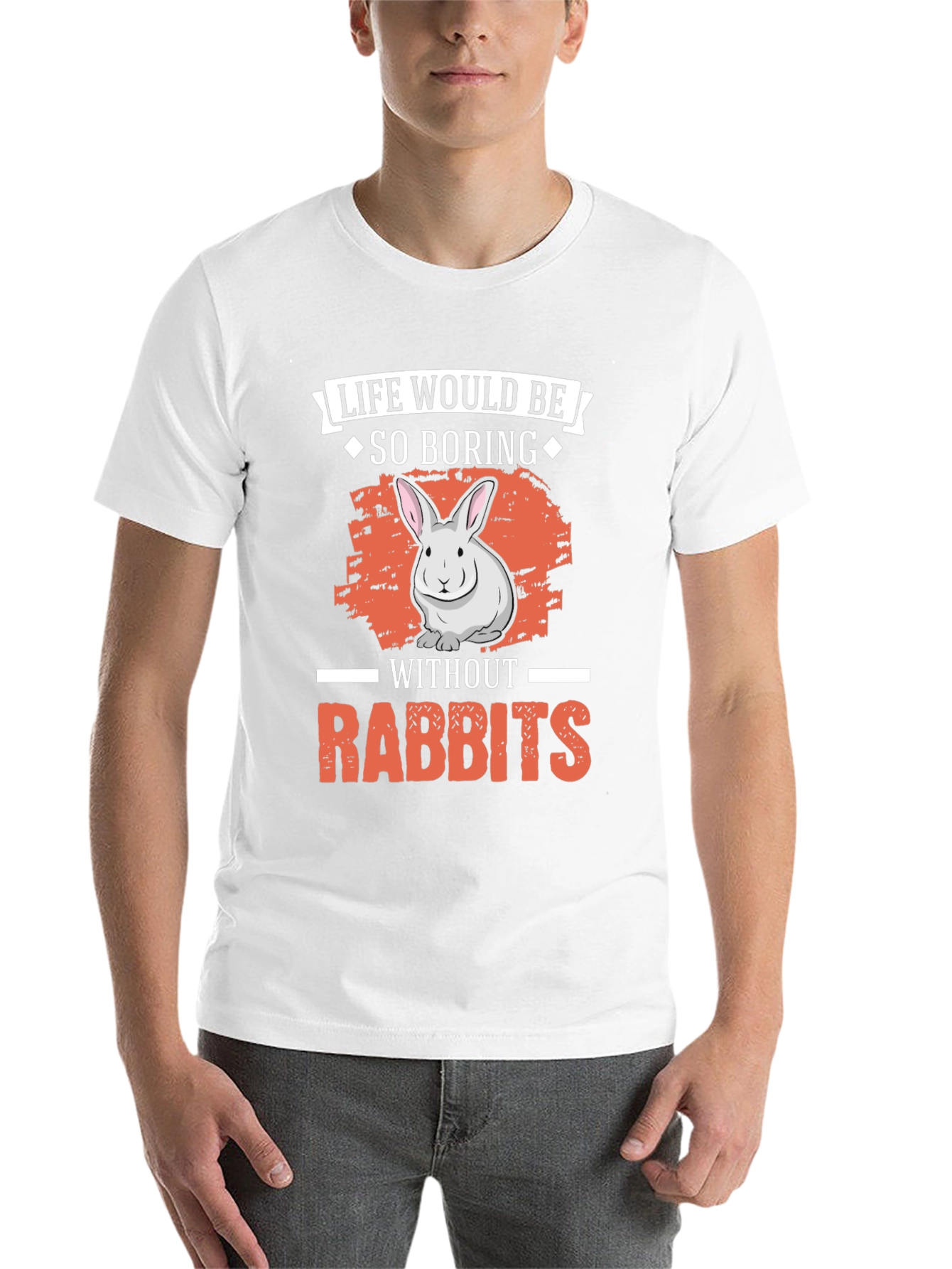 Black Life Would Be So Boring Without Rabbits T-Shirt view 14