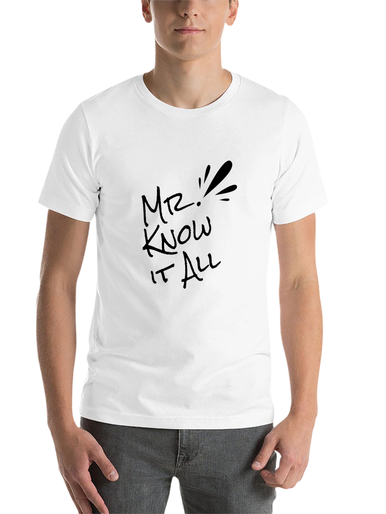 Black Mr. Know It All Black Tee view 14